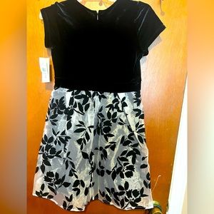 NWT GLAMOUR GIRLS VELVET DRESS